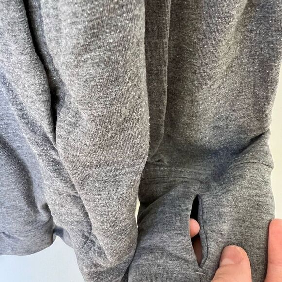 Lululemon Cardigan Sweater Open Front Drapey Wrap Athleisure Gray women’s 6 - Picture 6 of 11